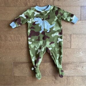 3/$10 CARTERS Baby boy fleece pyjamas 3m